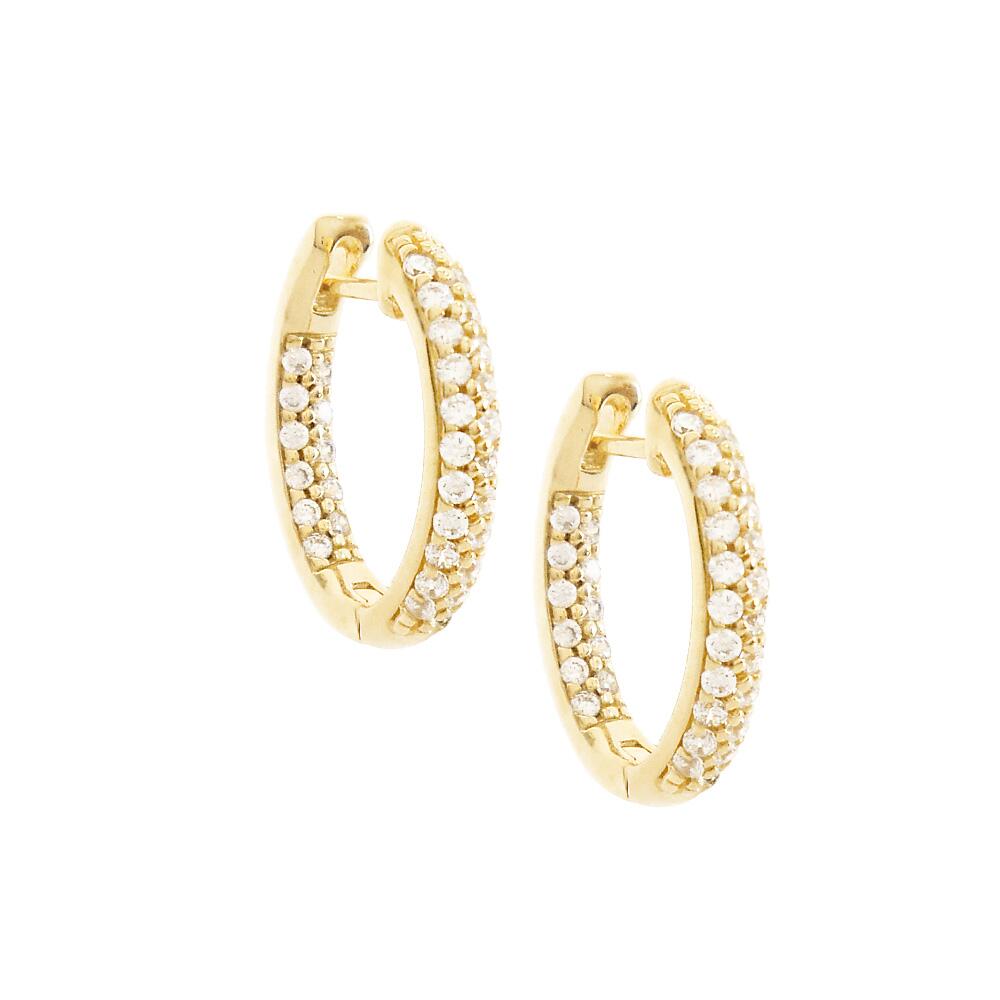 BRINCO EM PRATA COM BANHO DE OURO