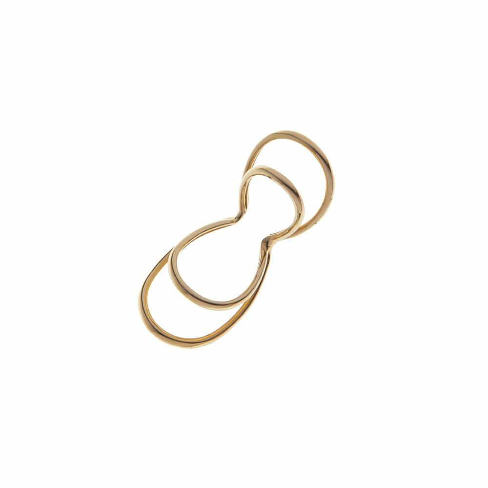 Piercing  de encaixe em ouro amarelo